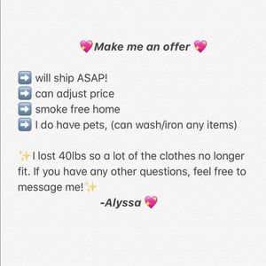 MAKE ME AN OFFER 💖